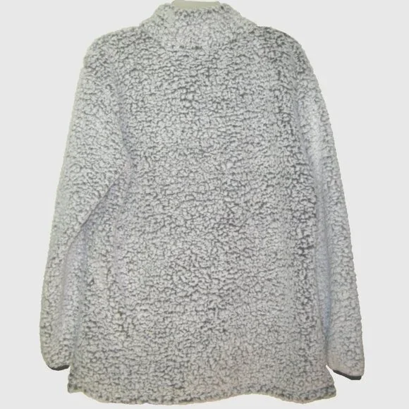 Ohio State University Woman's Fleece Sherpa Scarlet & Gray Ohio State Emblem XL - Picture 6 of 6